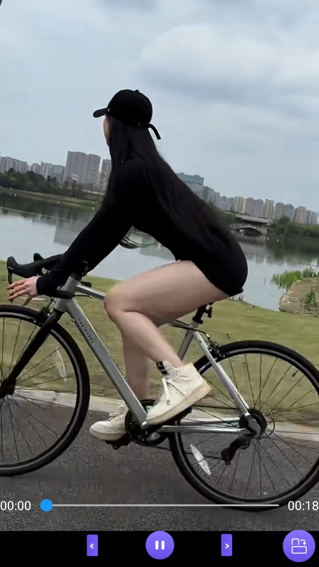 狗狗在小区小便截图